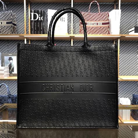 christian dior tote bag all black|christian dior tote bag sale.